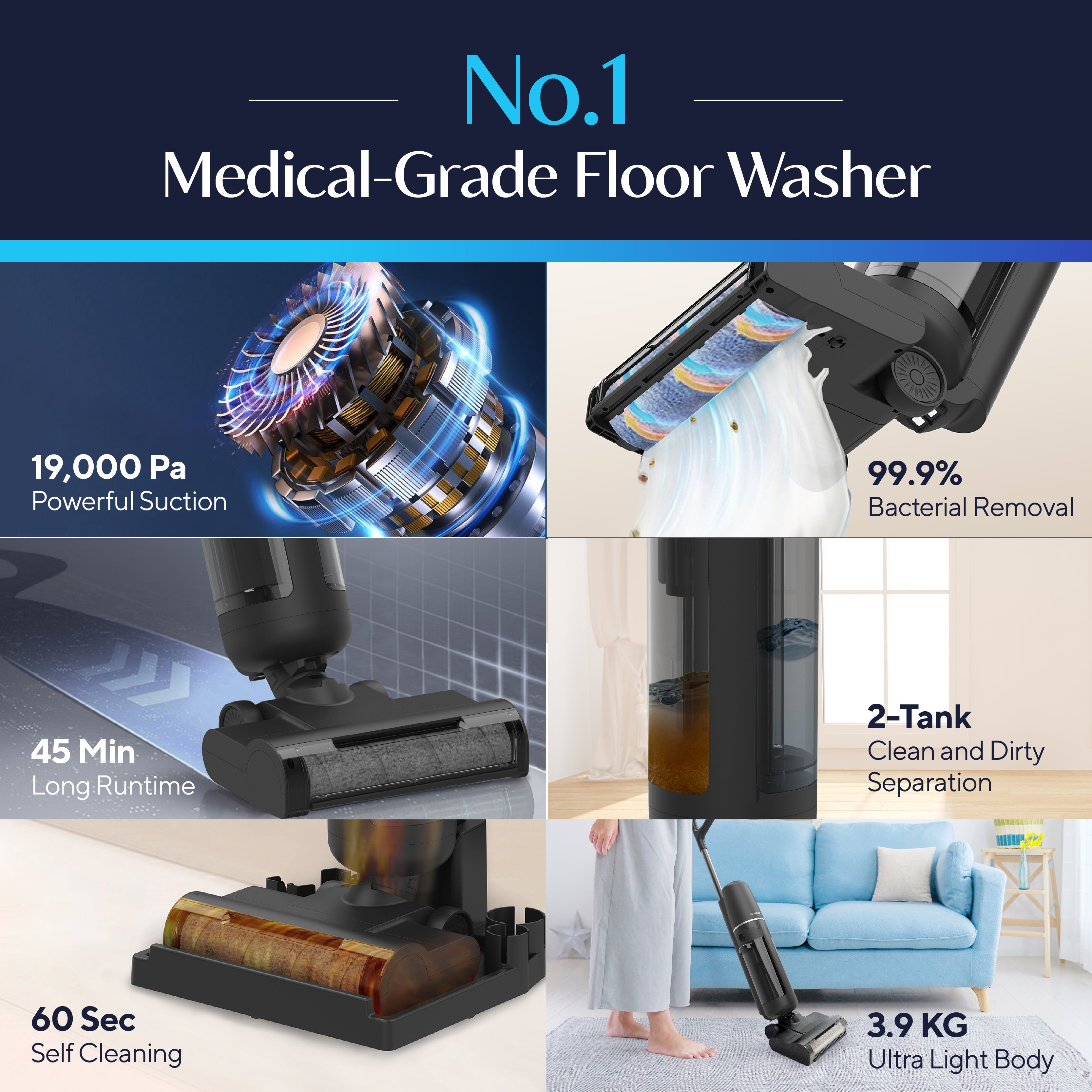 Kurin Airmed™ K600 Pro Floor Washer