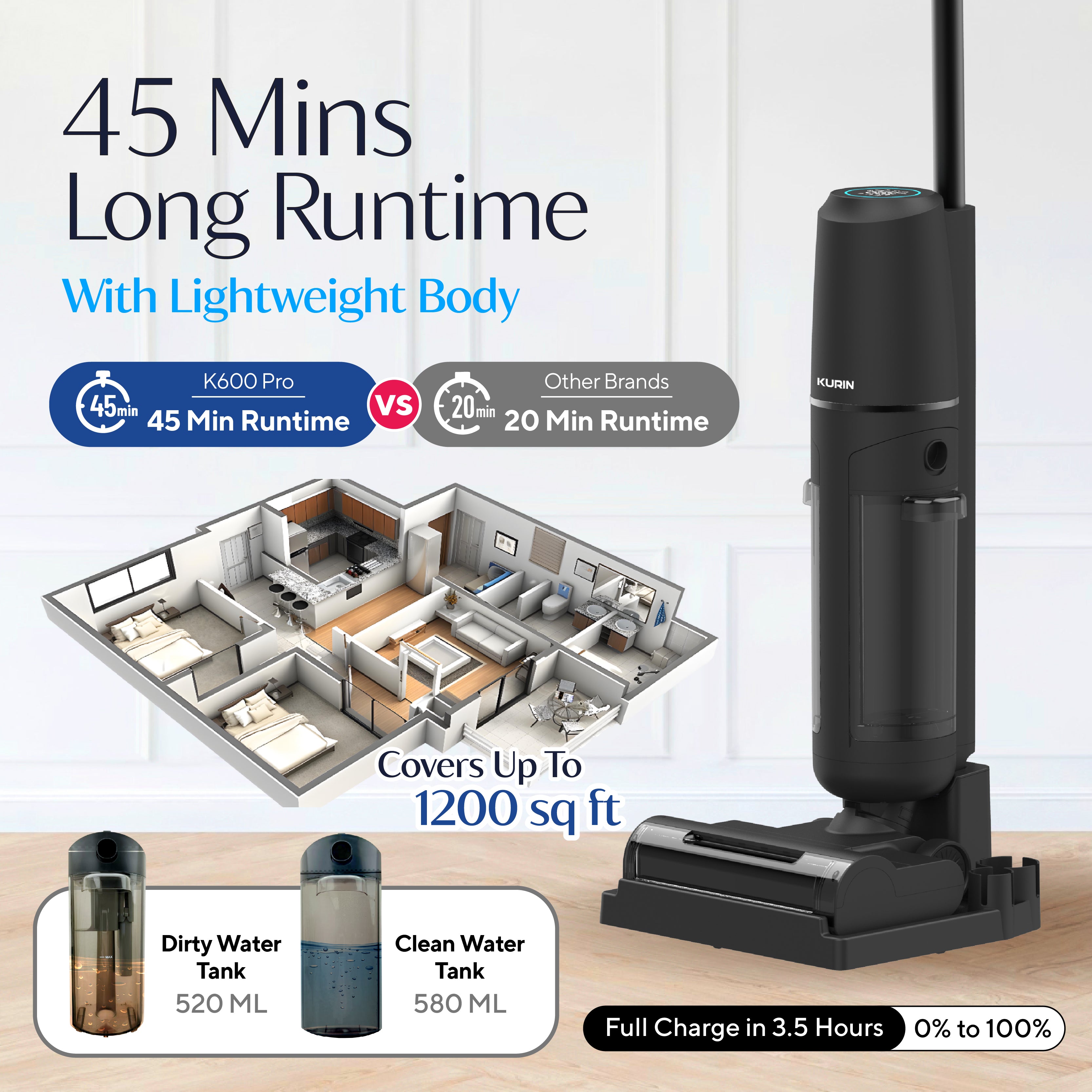 Kurin Airmed™ K600 Pro Floor Washer