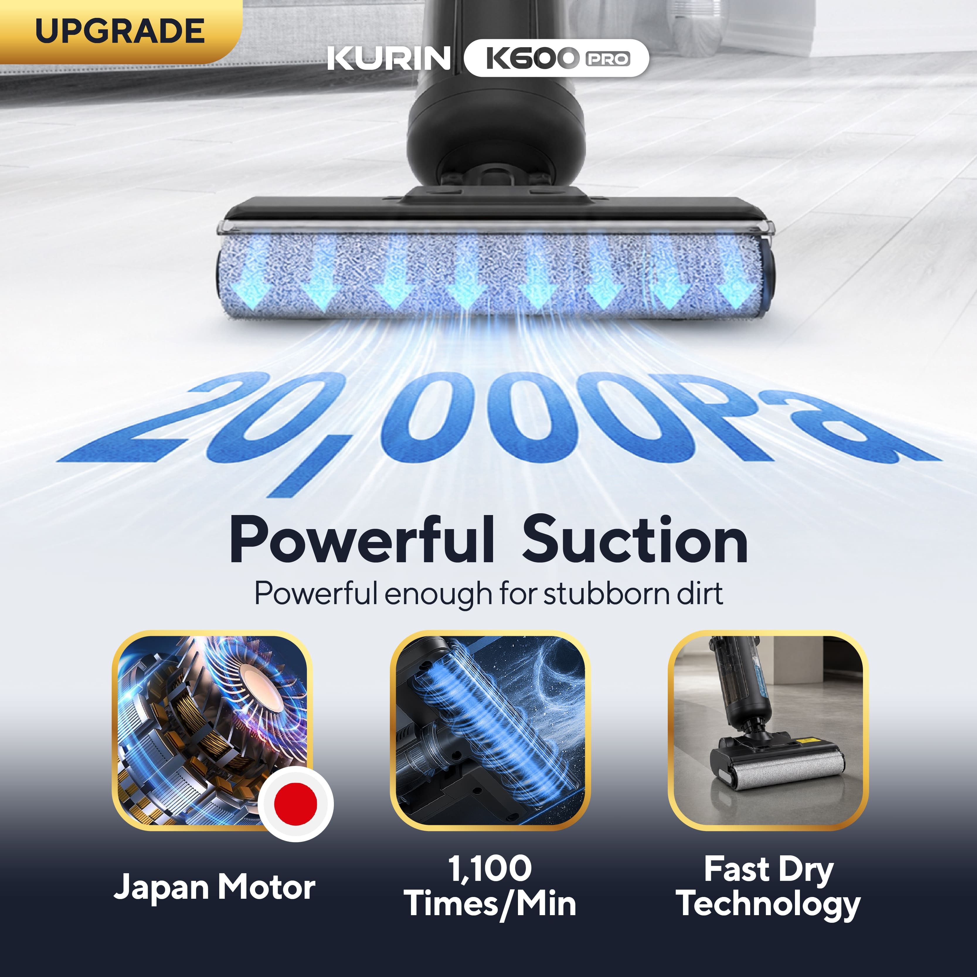 Kurin K600 Pro Floor Washer (NEW UPGRADE)