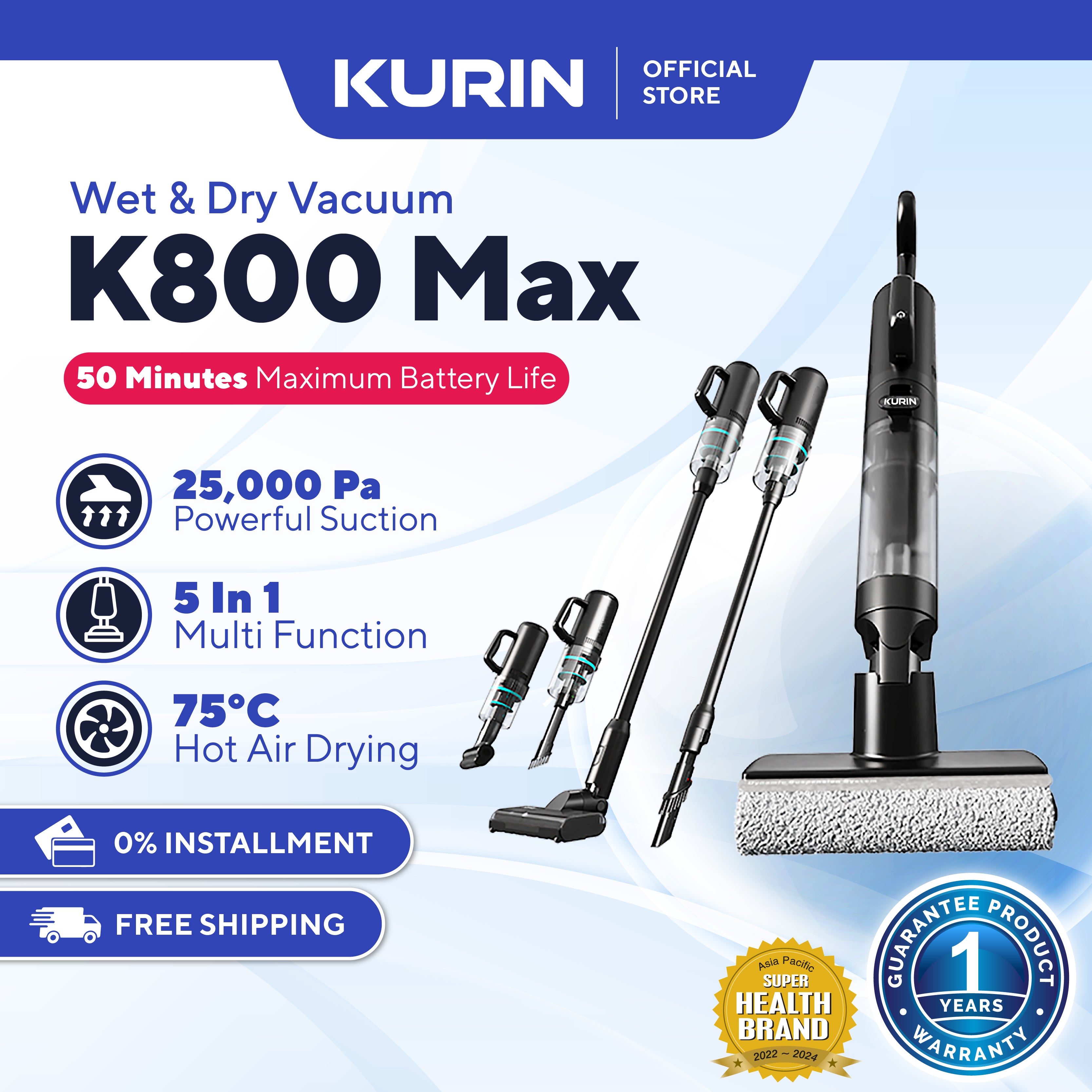 Kurin K800 Max Floor Washer