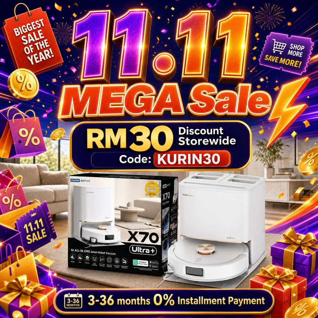 Kurin X70 Ultra+ Robot Vacuum [Upgraded]